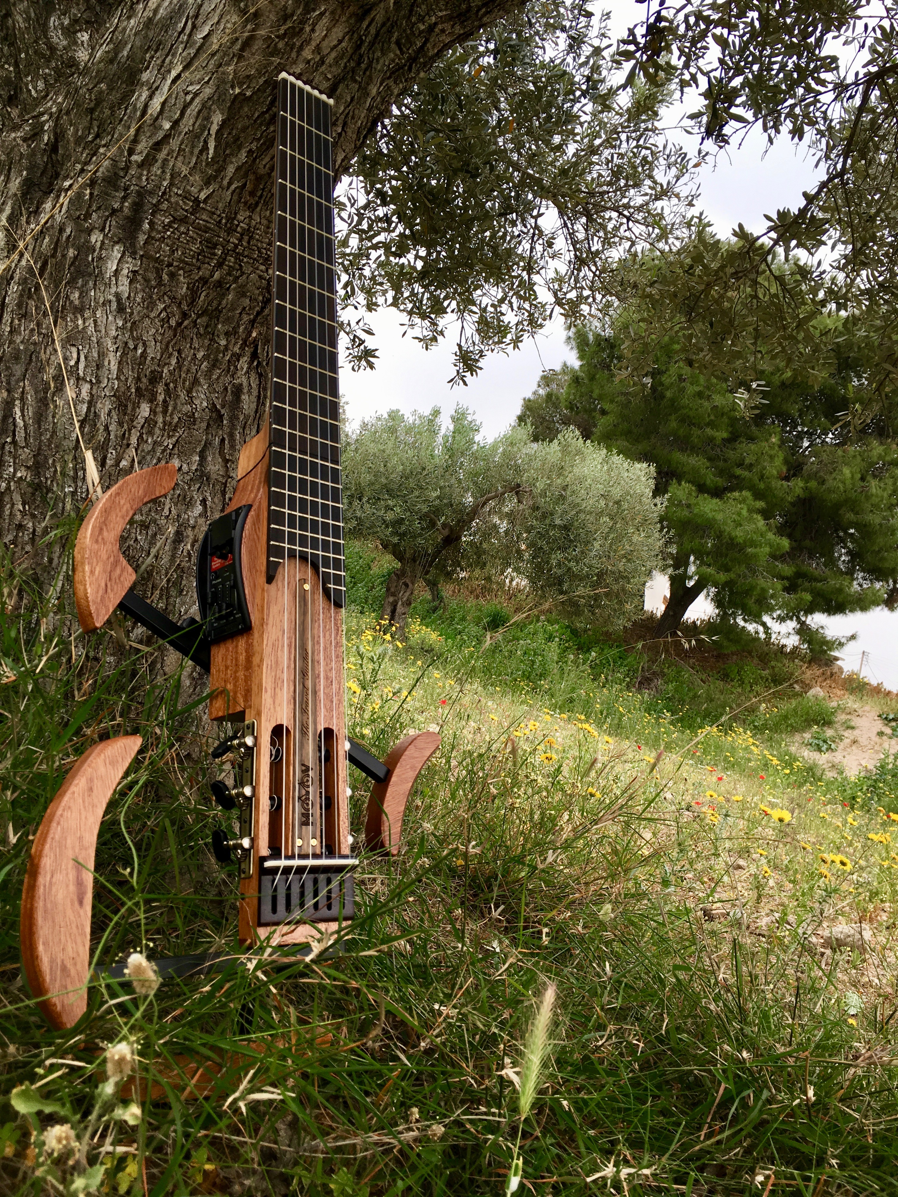 MOOV Travel Guitar grass