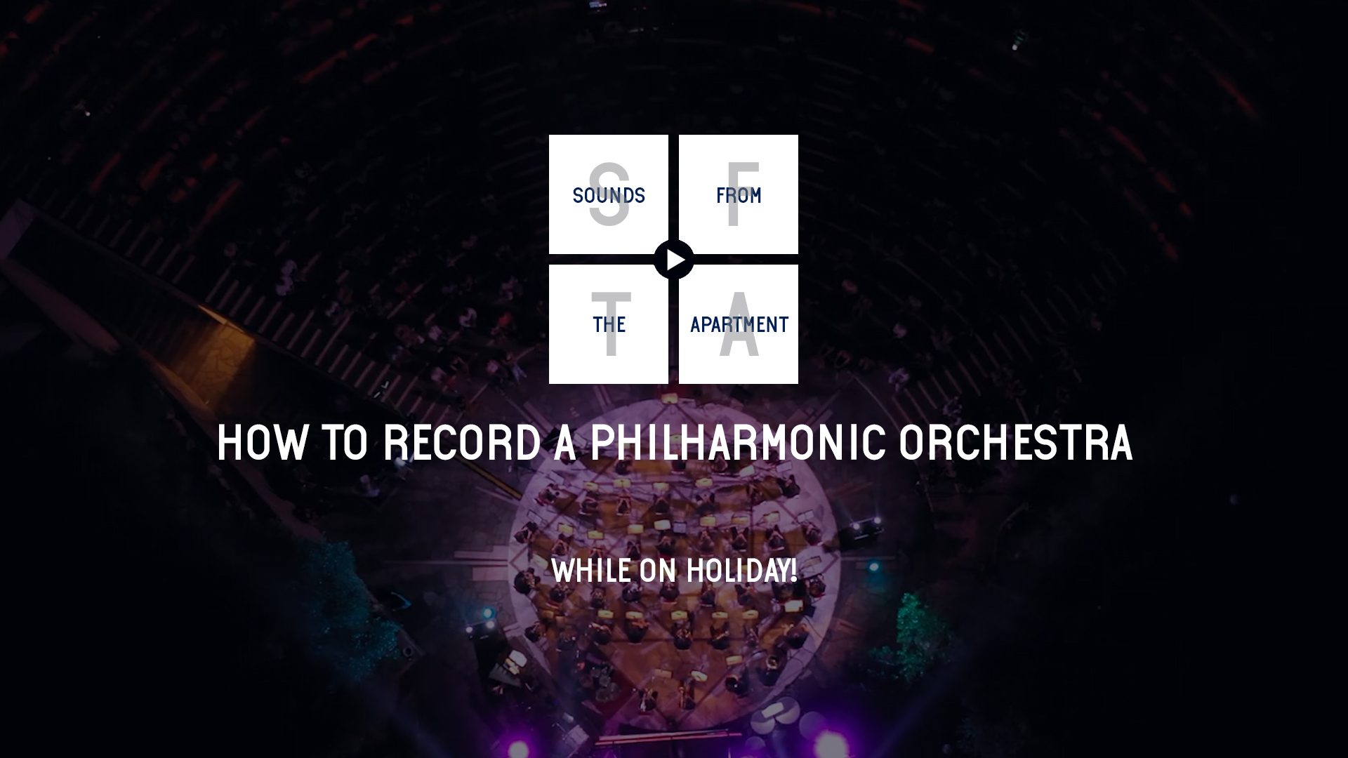 how to record to a philharmonic orchestra