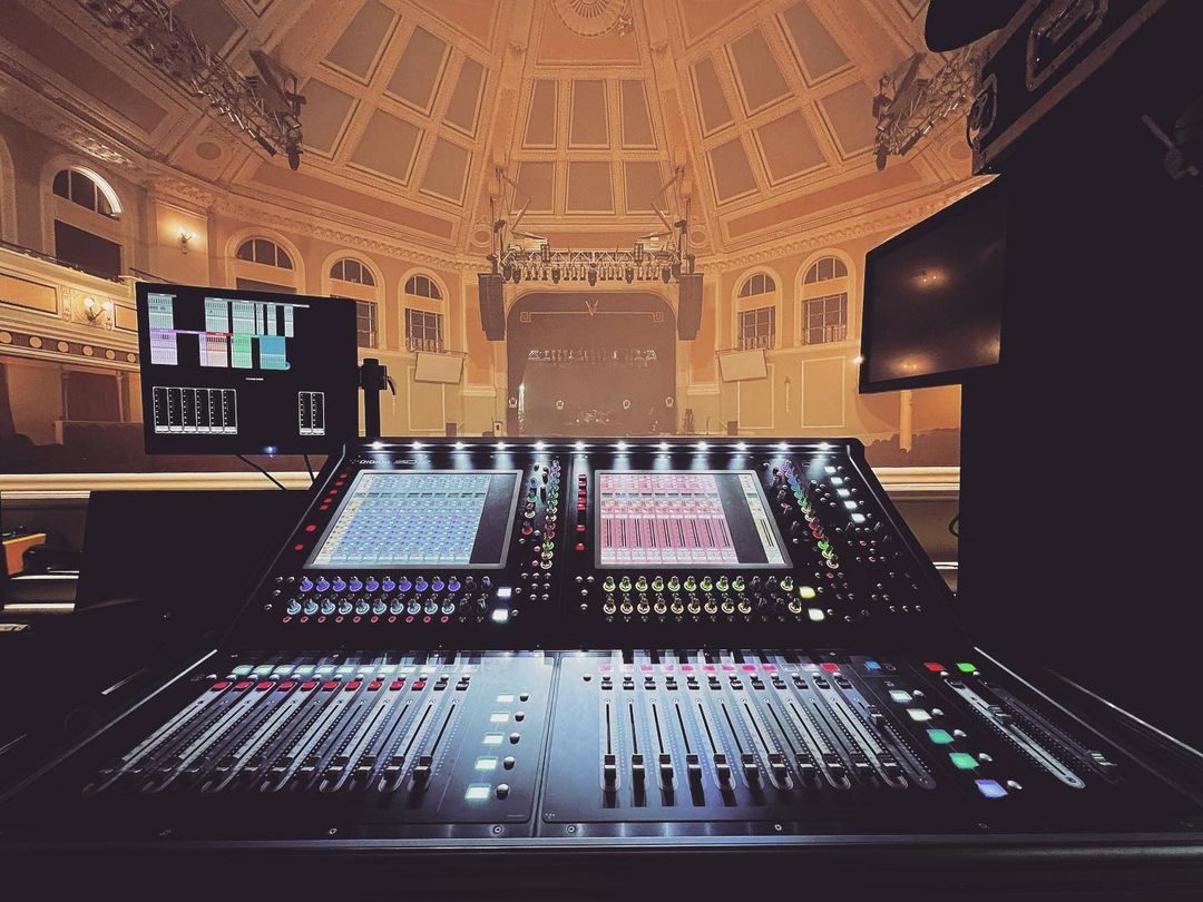 Live sound engineering at the Villa Marina