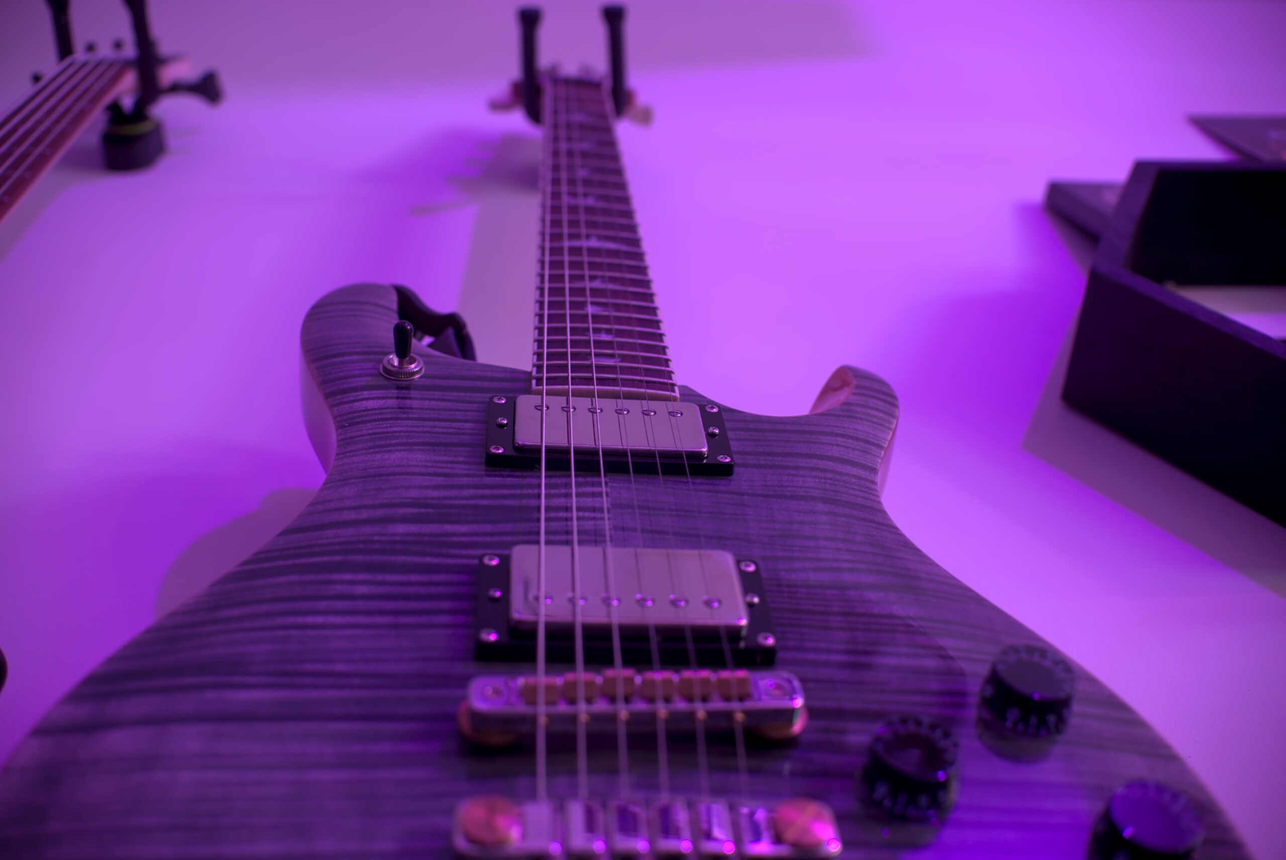 Electric guitar at Waveform Studio