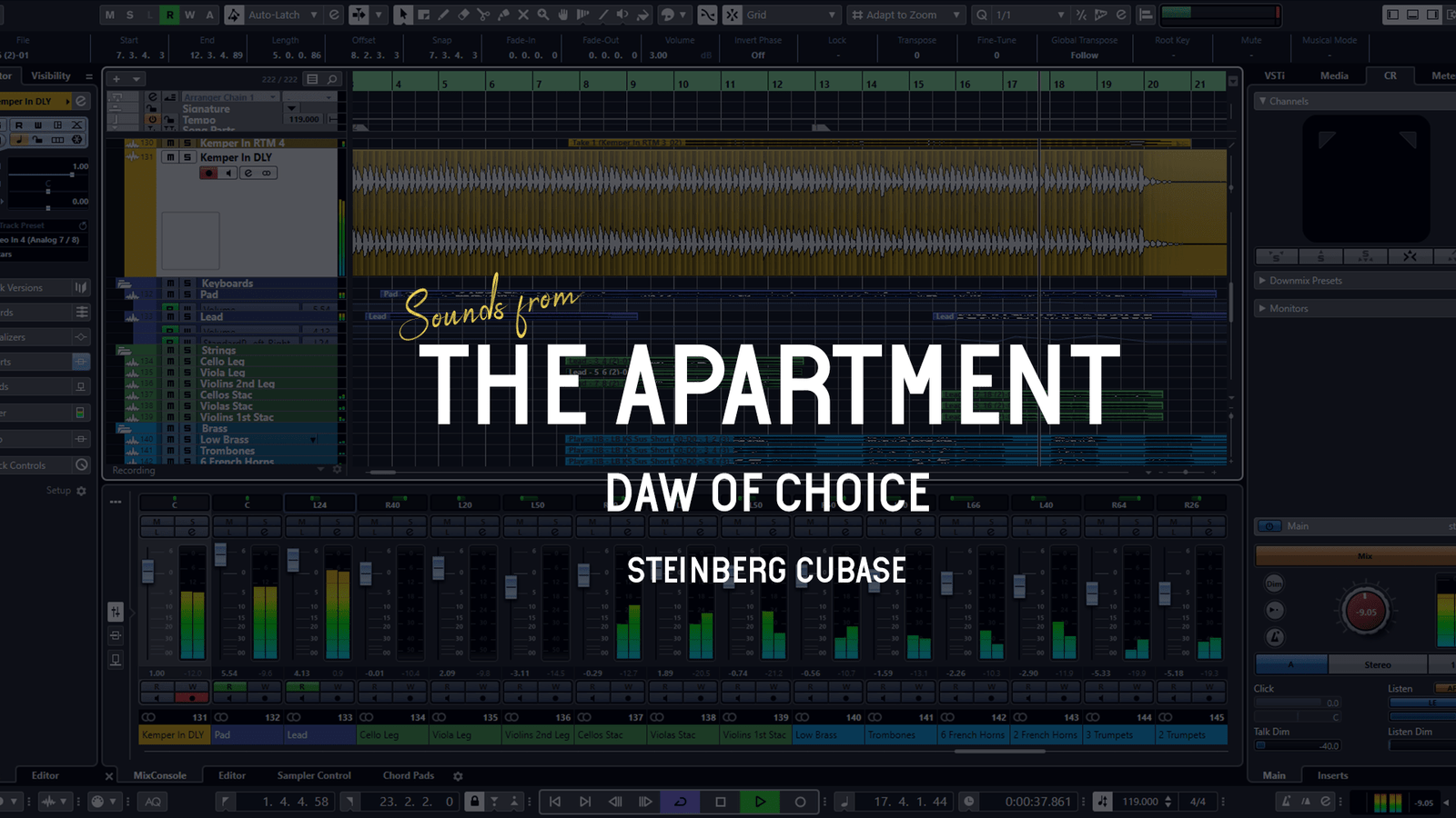 Daw-Of-Choice sounds from the apartment article daw of choice
