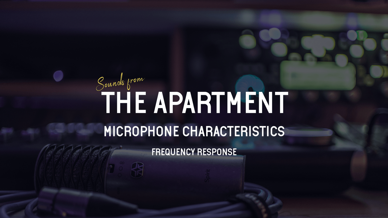 Sounds from the apartment article frequency response